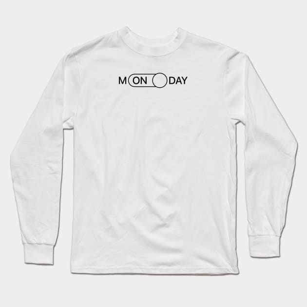 MONDAY Long Sleeve T-Shirt by encip